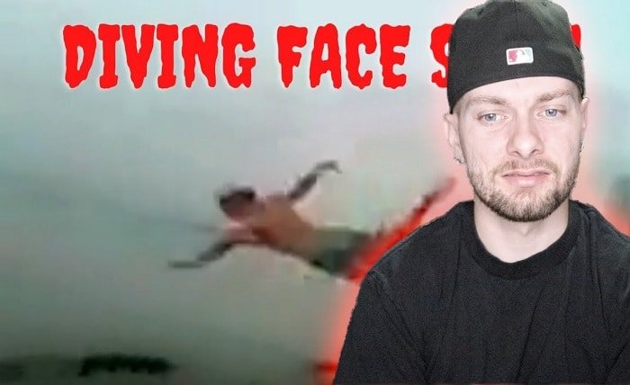 diving face split