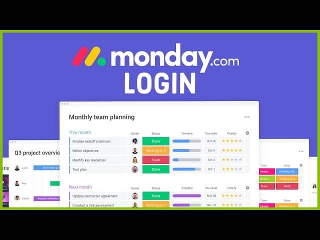 monday login