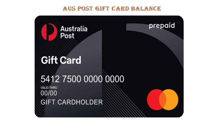 aus post gift card balance